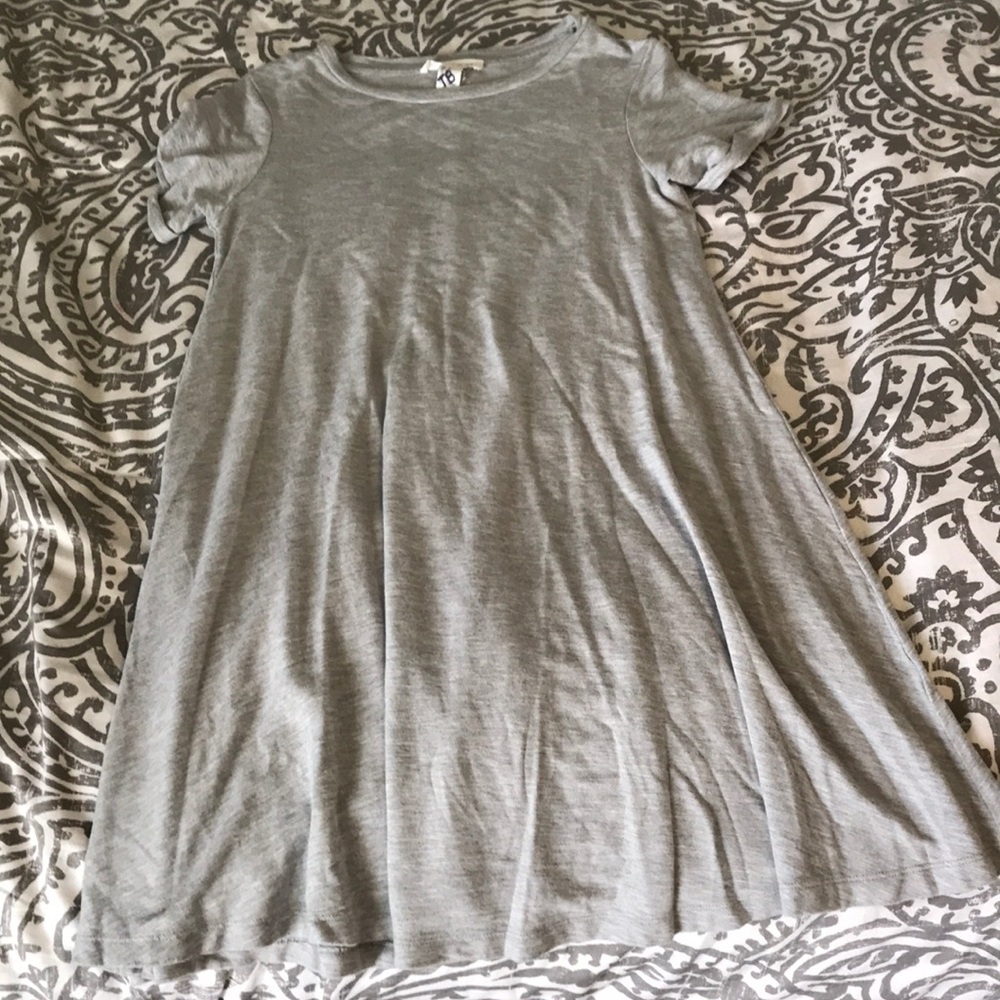Grey T-Shirt Dress